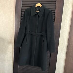 MODA International Black Wool Coat